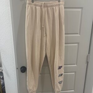 PINK Victoria's Secret Tan Sweatpants, size small